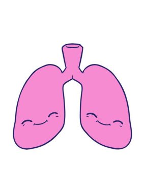 akciğer karikatürünün animasyonunu bob ve duraklat