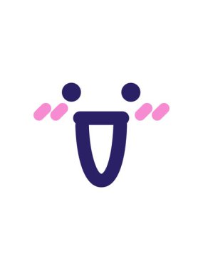 Çılgın mutlu yüz ikonunun dikkat çekici animasyonu