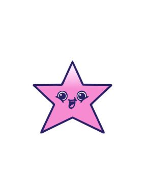 Yıldız patlaması etkisi, bir altın yıldızın gölgeli çizgi filminin gradyan canlandırması