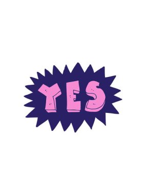 Işık efekti çizgi filmin animasyonu evet işareti