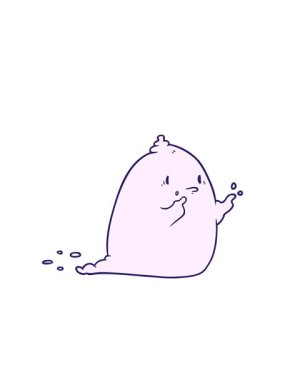 Çizgi film hayaletinin göz kırpan radyal çizgileri.