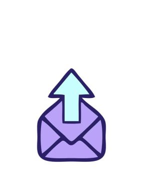 Oklu şirin bir zarfın animasyonunu uzatıyorum.