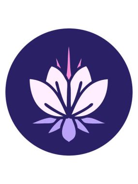 Bir nilüfer çiçeğinin dövmesel görüntüsünün hareketli animasyonu