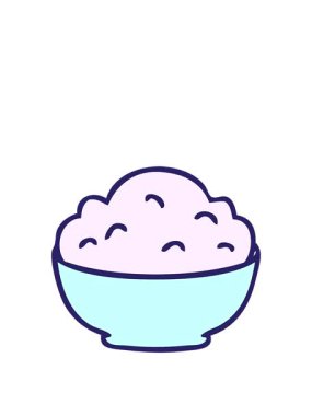 Elle çizilmiş çizgi film kasesinin animasyonunu genişletiyorum.