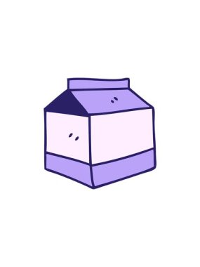 El animasyonunun bölme efekti. Çizgi film el çizimi. Tuhaf meyve suyu karton çizimi.