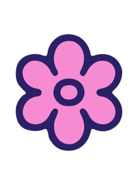 Şirin çiçek dizaynının titreyen animasyonu