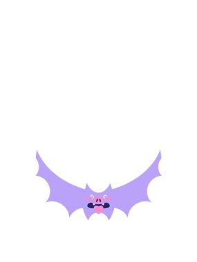 Tatlı Cadılar Bayramı yarasasının diriliş ve yüzme animasyonu