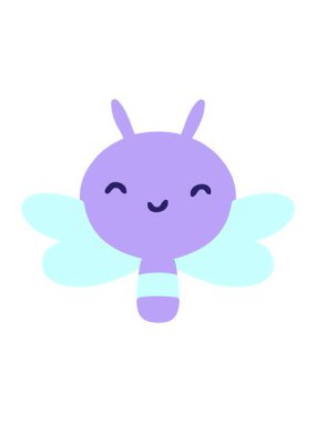 Sevimli çizgi film böcek tasarımının animasyonunu çalıştır