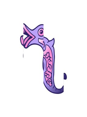 Karikatür karikatür savaş trompetinin bölünmüş hareketi