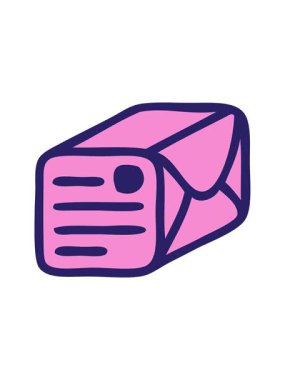 Basit kağıt paketinin canlandırmasını salla ve duraklat