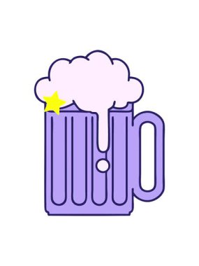 Parıldayan yıldızlar bira tankardının animasyonunu etkiler