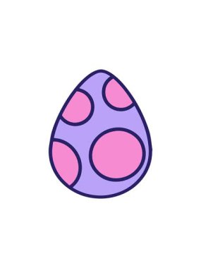 Sevimli Paskalya Yumurtasının yıldız patlaması etkisi animasyonu