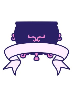 Geleneksel dövmenin bir kazan sancağıyla canlandırılması efekti