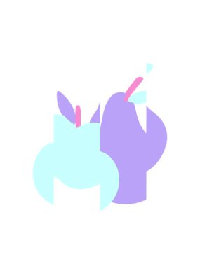 Bir elma ve bir armudun bölünen hareketi.