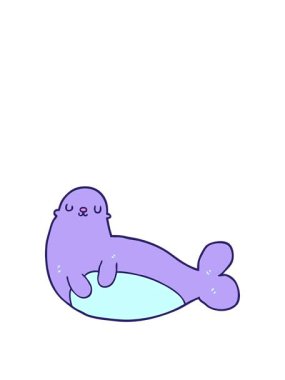 Çizgi film fok çiziminin animasyonunu genişletiyorum