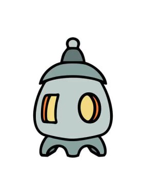 Japon geleneksel tapınağının hareketli animasyonu içeriden aydınlatılıyor.