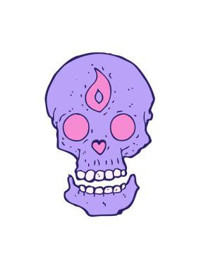 Mistik kafatasının hareketli animasyonu