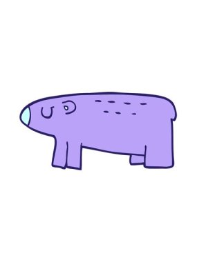 Basit kutup ayısının hareketli animasyonu