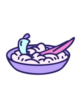 biber ve tarçın çizimi ile Brezilya canjica 'nın basınçlı canlandırması