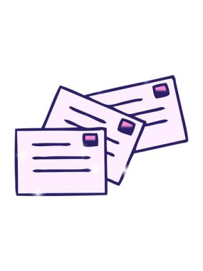 glitter effect animation of gradient shaded cartoon of a letters