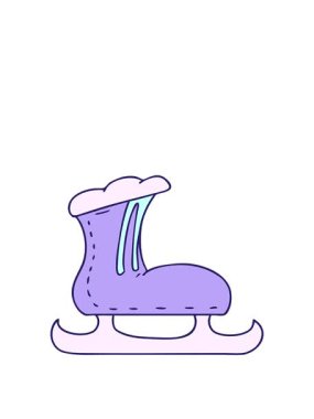 Bir buz pateni botunun çizilmiş çiziminin animasyonunu genişletiyorum.