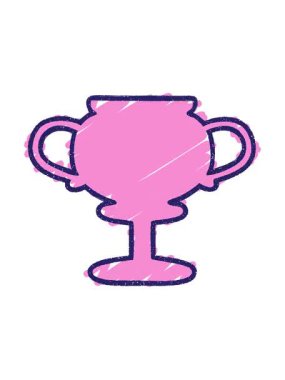 Titrek hareketli animasyon Bir Kupa Tebeşiri Çizimi