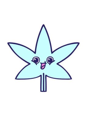 Güz yaprağının sevimli çizgi filminin dönen hareketli animasyonu