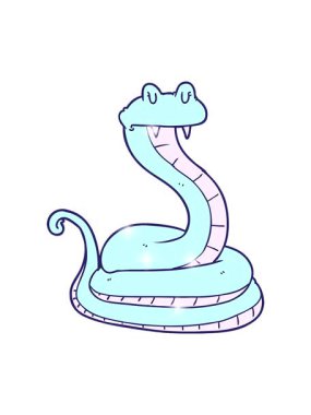 Yılan çiziminin simli etkisi