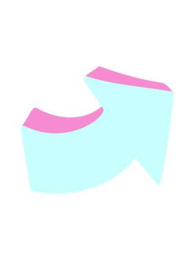 ok karikatür elementinin dikkat çekici animasyonu