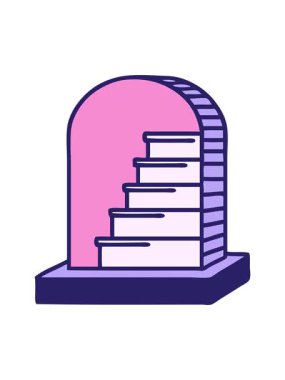 Geleneksel bir mezar taşı tarzında dövmenin hareketli baskısı