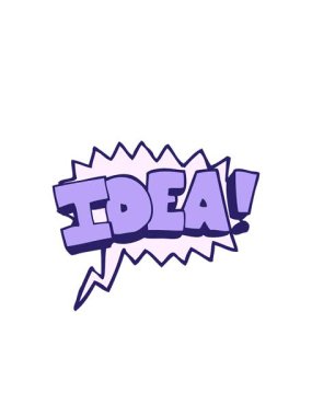 Fikir baloncuğunun yanıp sönen radyal çizgileri