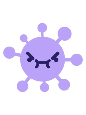 Kaba ve öfkeli virüsün canlandırma efektini piksel haline getir