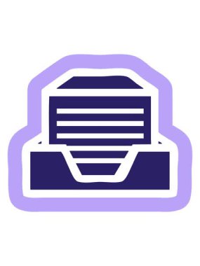 ofis kağıdı yığın simgesinin canlandırmasını bob ve duraklat