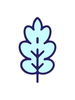 Meşe yaprağı tasarımının pixelize etkisi