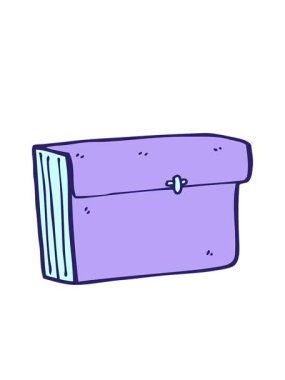 karikatür iş dosyalarının hareketli animasyonu