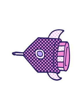 Bir roketin karalama hareketinin basınçlı canlandırması