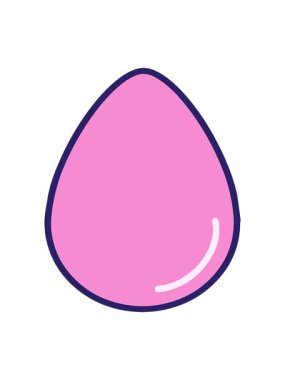 Paskalya yumurtası çizgi filminin hareketli animasyonu