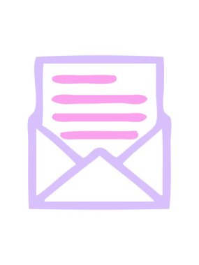 açık harf sembolünün neon ışık efekti canlandırması