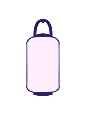 Geleneksel Japon asılı kağıt fener tasarımının pixelize etkisi