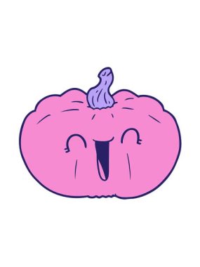 Karikatür balkabağının hareketli animasyonu