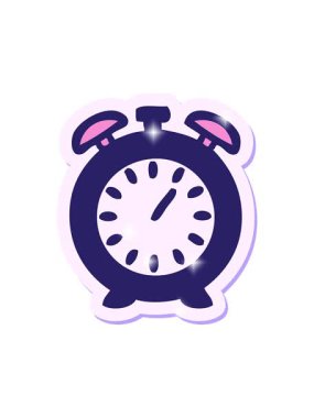 Sevimli bir çizgi film çalar saatinin sim efekti.