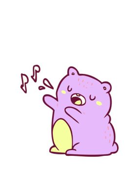 Parlak renkli şarkı söyleyen ayının animasyonunu genişletiyor