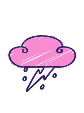 Storm Cloud Chalked çiziminin hareketli animasyonu