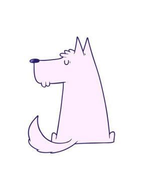 Tatlı köpek çizgi filminin animasyonunu durdurup duraklat