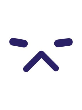 Basit bir rahatsız yüz simgesini salla ve duraklat