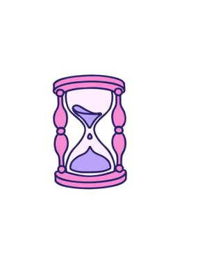 Yatay olarak titreşen ikonik dövme stili bir saat camı görüntüsü