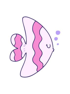 el hareketlerinin hareketli animasyonu garip çizgi film balıkları