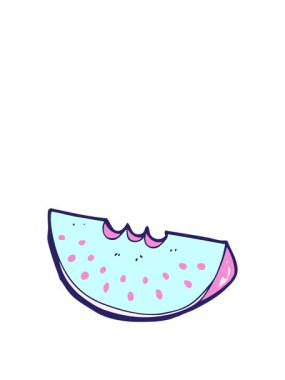 Karpuz dilimi çiziminin animasyonunu genişletiyor