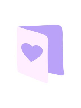 Sevgililer günü kartının hareketli canlandırması