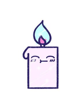 Mum Tebeşiri Çiziminin simli etkisi